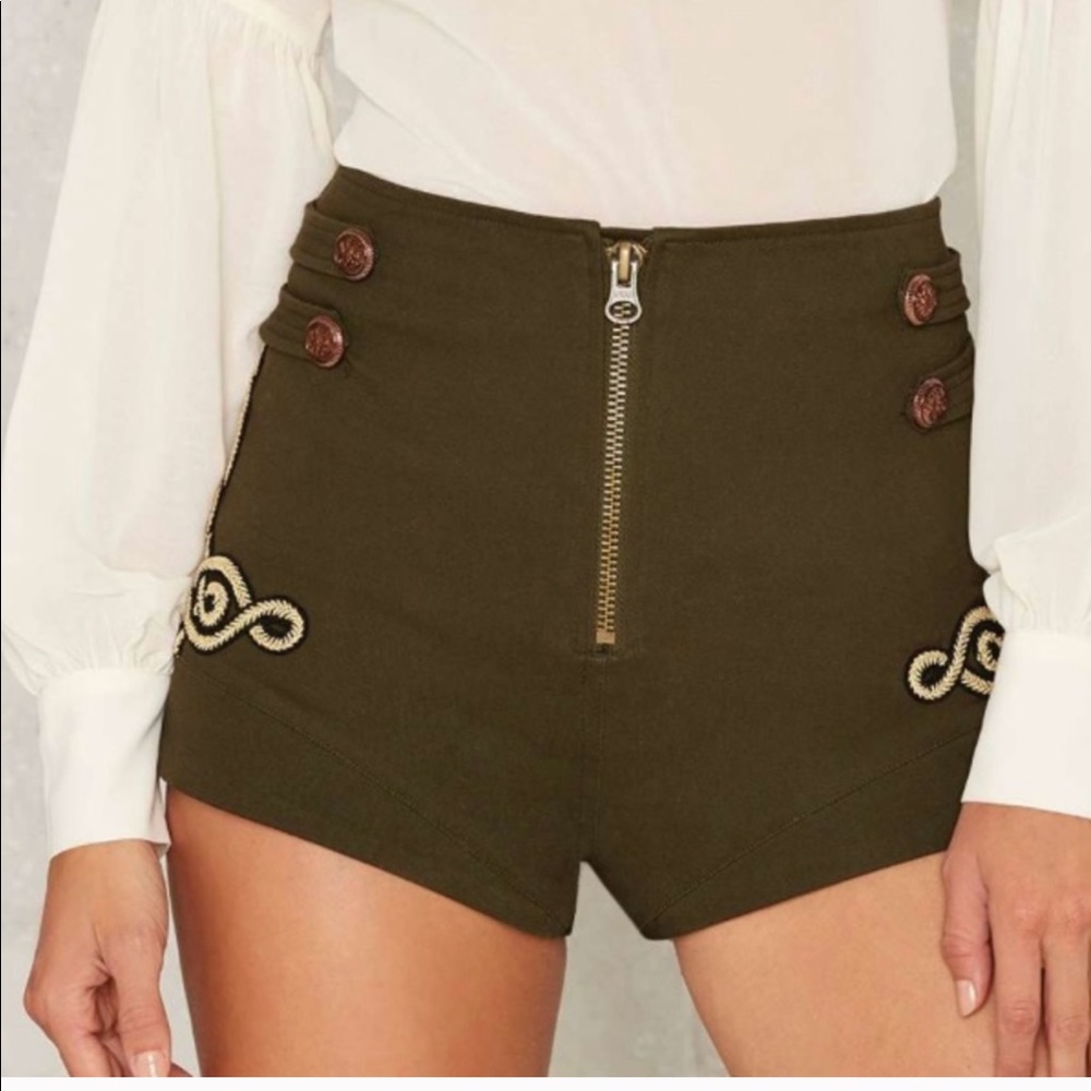 ‼️ SOLD ‼️ Nasty Gal- Military Style Dress Shorts - Size 8